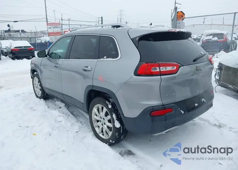 2017 Jeep Cherokee Limited 4X4 z USA, uszkodzony, nr VIN 1C4PJMDB0HW520562